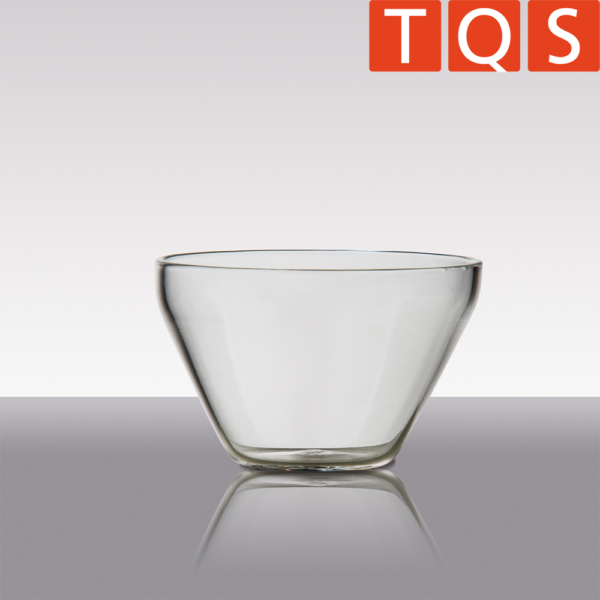 Quarzglas-Tiegel, niedrige Form