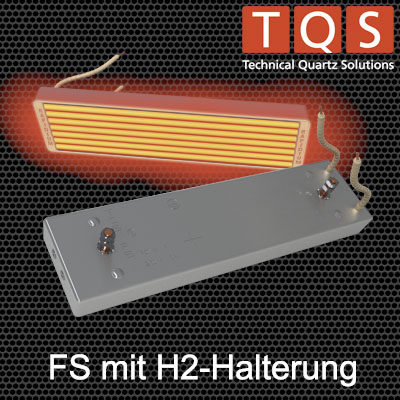 Hochleistungs-Infrarot-Flächenstrahler mit H2-Halterung – Typ FS